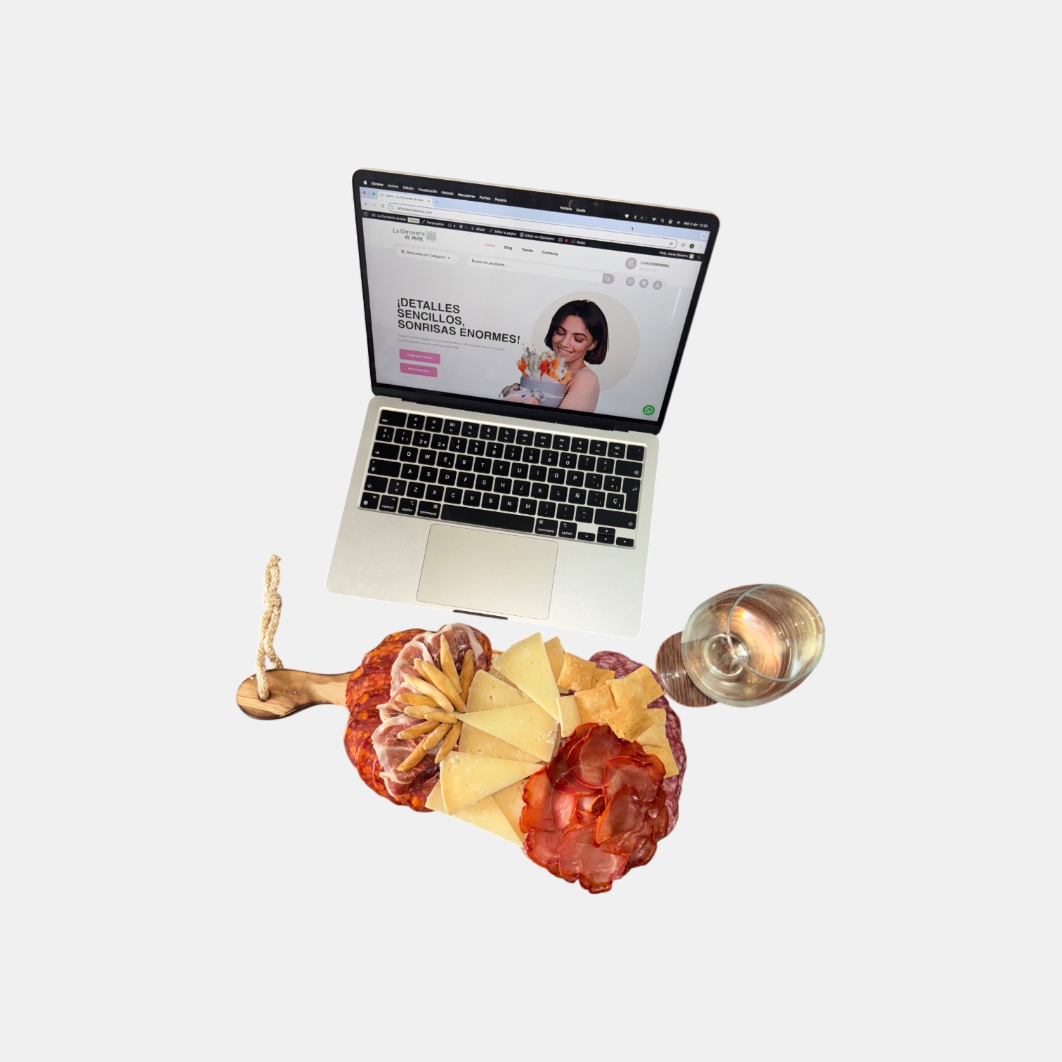 Ancheta tabla de jamón y quesos